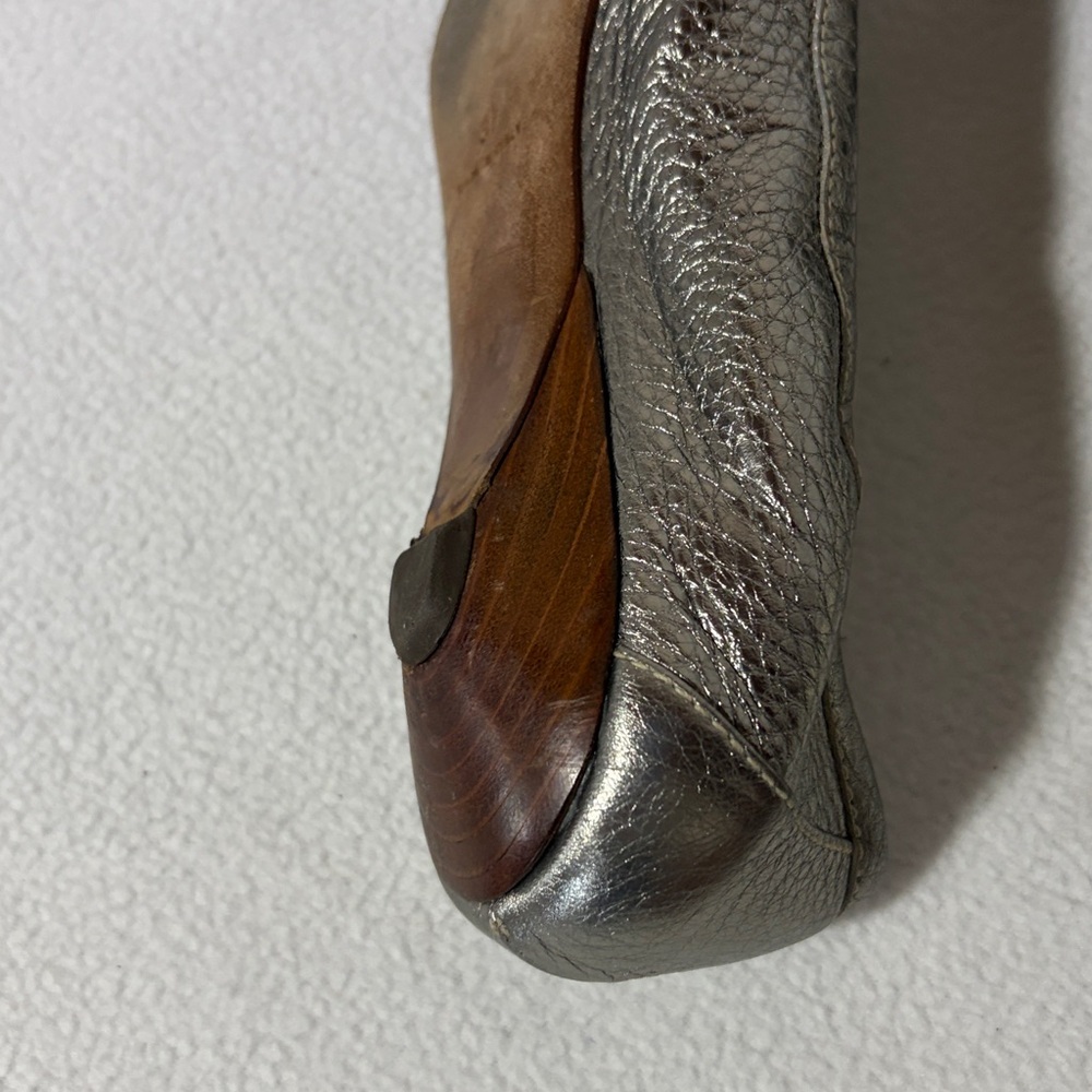 Prada Metallic Silver Loafers - Picture 7 of 7